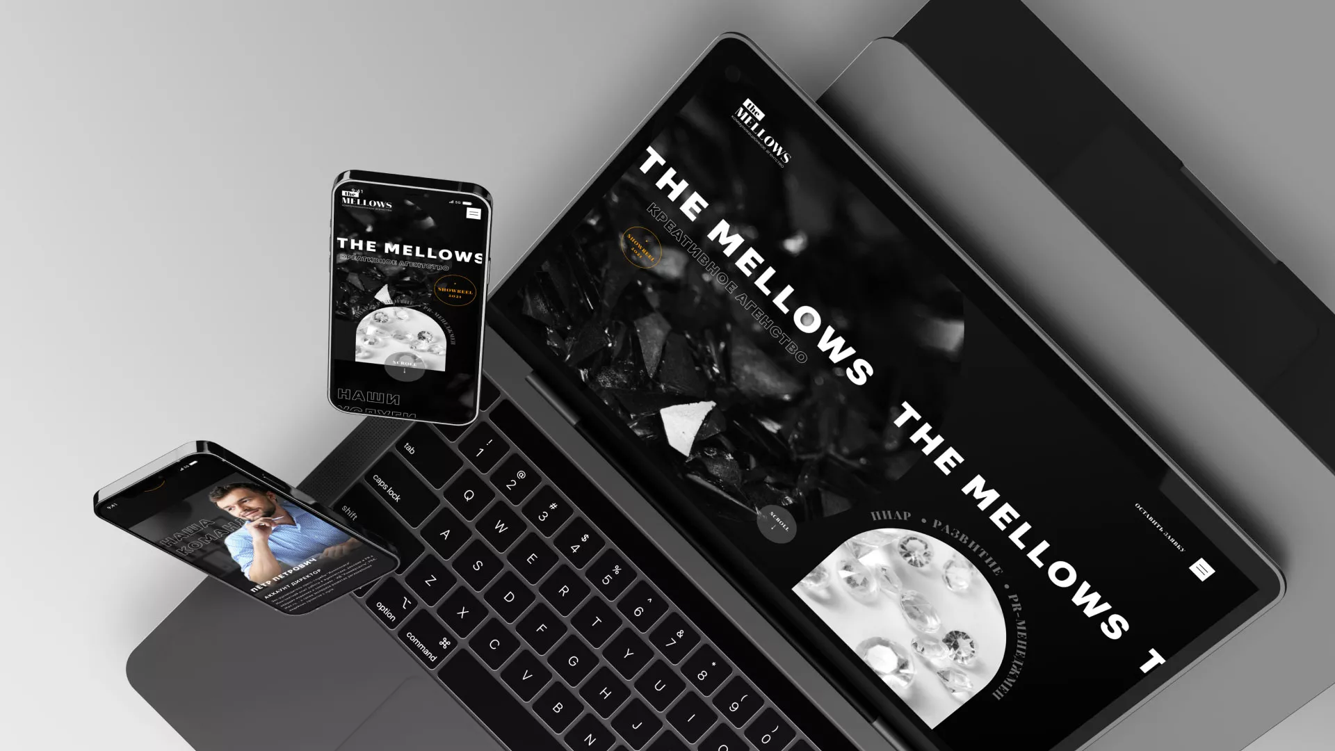 Разработка сайта креативного агентства «The Mellows» в Котово