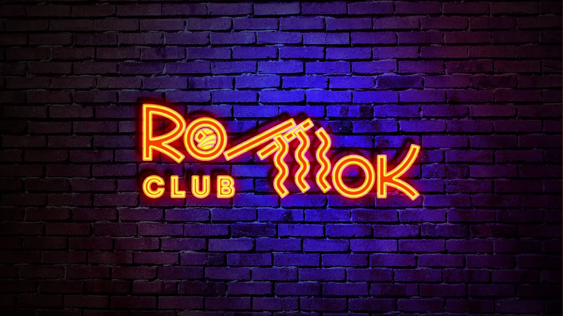 Разработка интерьерной вывески суши-бара «Roll Wok Club» в Котово